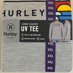 Hurley Gray Long Sleeve UV Protection Tee
